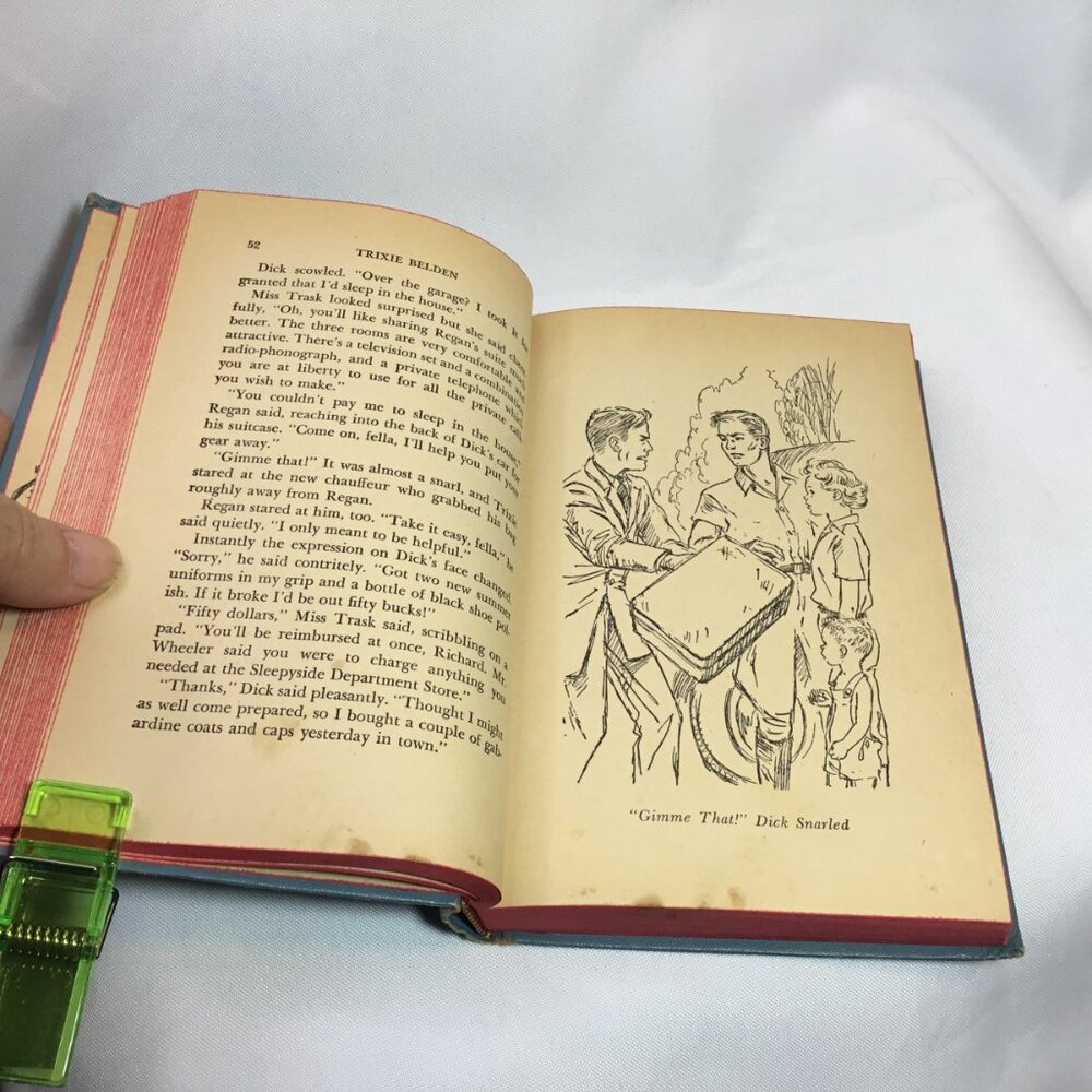 TRIXIE BELDEN and the Gatehouse Mystery by Campbell HC Whitman 1951 GOOD - Picture 9 of 10